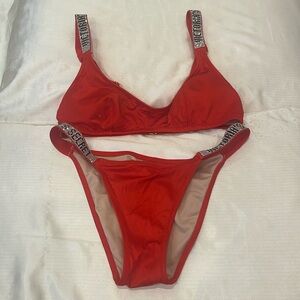 Victoria Secret red bikini